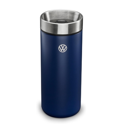 Picture of Thermal Mug Stainless Steel Blue by Volkswagen